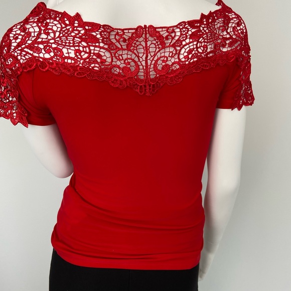 High End Short Sleeve Delicate Blouse - Picture 5 of 9